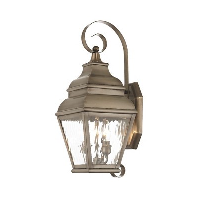 Livex Lighting Exeter 2 - Light Wall Light in  Vintage Pewter