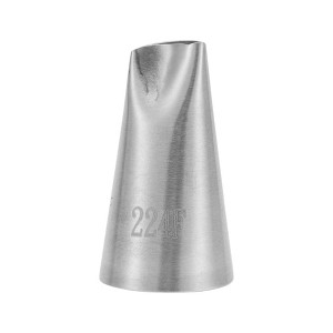 Unique Bargains Piping Tip 304 Stainless Steel Silver Tone 0.51"x0.98"x1.46" 1 Pcs - 1 of 3