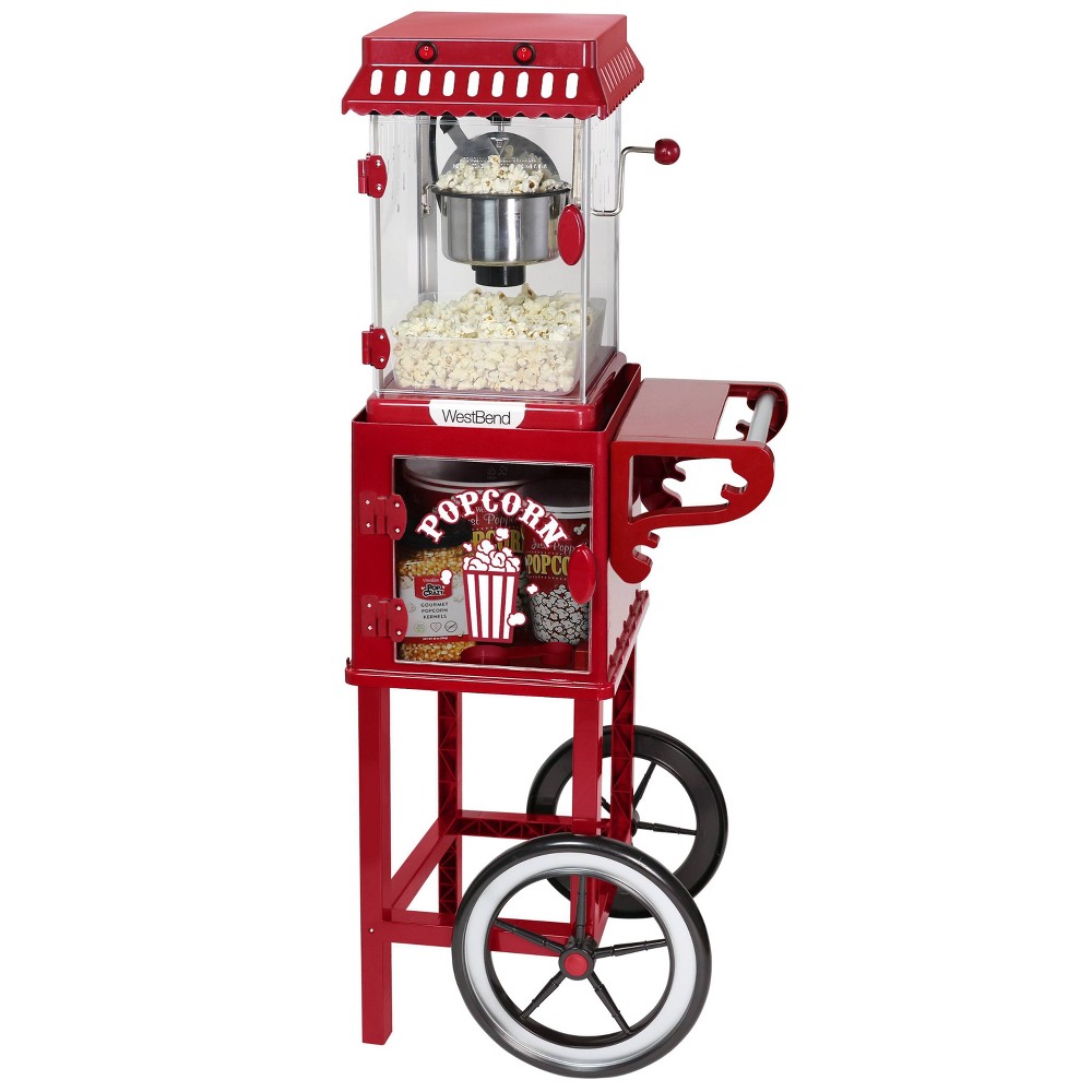 UPC 072244000047 product image for West Bend Electric Popcorn Machine with Cart - PCM20RD13 | upcitemdb.com