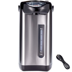VEVOR Hot Water Dispenser, Adjustable 4 Temperatures Water Boiler and Warmer, 304 Stainless Steel Countertop Water Heater, 3-Way Dispense, 5L/169 oz - 1 of 4