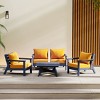 WestinTrends Avalon Outdoor 5-Piece Modular Sectional Patio Furniture Sofa Set - 2 of 4