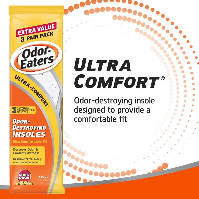 Odor-Eaters Comfort Insole 3ct, 3 of 12