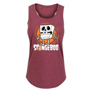 Women's - SpongeBob SquarePants - Spongeboo Graphic Racerback Tank - 1 of 4