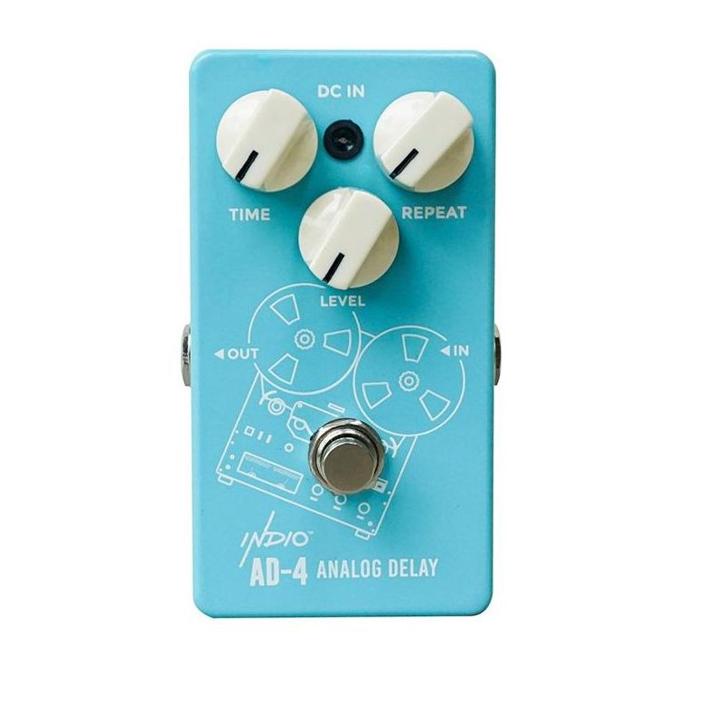 Monoprice AD-4 True Bypass Vintage Analog Delay Guitar Effect Pedal - Indio Series, 1 of 6
