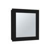 SEVOBAL Bathroom Storage Cabinets Medicine Cabinets 20.5 High with Mirror Door Organized Shelves for Bathroom, Black, 24.9"*20.1"*4" - 3 of 4
