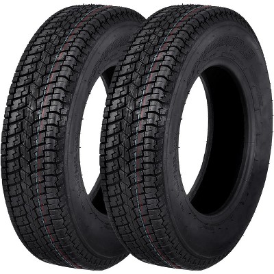 Heavy Duty 14" Trailer Tires, 6PR Load Range C, Durable Replacement for Boat/Camper/Utility Trailers