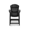 NicBex Outdoor Dining Chair,American Traditional Patio Dining Chairs with Weather Resistant Frame,30 inch Chairs Suitable for Patio,Garden,Black - 2 of 4