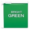 Pendaflex Reinforced Hanging Folders 1/5 Tab Letter Bright Green 25/Box 415215BGR - 3 of 4