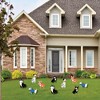 Big Dot of Happiness Pawty Like a Puppy - Lawn Decorations - Outdoor Dog Baby Shower or Birthday Party Yard Decorations - 10 Piece - 2 of 4