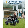 12V Electric Ride on Car for Kids, Battery Powered Truck w/Parent Remote Control, Off-Road Truck with Dual Motors, Wheel Suspension, LED Lights - 2 of 4