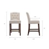 Tufted Counter Stool - 3 of 4