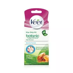 Veet 3-in-1 Complete Face Cream Waxing Kit - 20ct