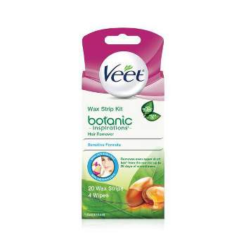 Veet 3-in-1 Complete Face Cream Waxing Kit - 20ct