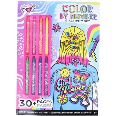Fashion Angels Fashion Angels Color By Number & Activity Set : Target