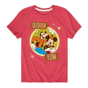 Boys' - Disney - Outdoor Fun Short Sleeve Graphic T-Shirt - 1 of 4