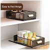 Racxily Drawer shelves, multi-functional pull-out storage rack, storage cabinet slide drawer basket for easy access - 2 of 4
