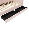 NicBex Twin Size L-Shaped Corduroy Daybed,Upholstered Bed Frame with 2 Drawers for Bedroom,Living Room,Apartment - 4 of 4