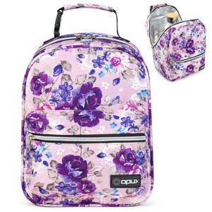 OPUX Insulated Lunch Box Boys Girls Kids Teens, Leakproof Cooler Bag Women Men Adults, Backpack Shape Tote, Back to School Gift - 1 of 4
