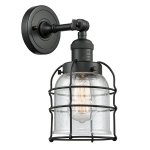 Bell Cage - 1 Light Wall Sconce In Traditional Style-12 Inches Tall and 6 Inches Wide - 1 of 1