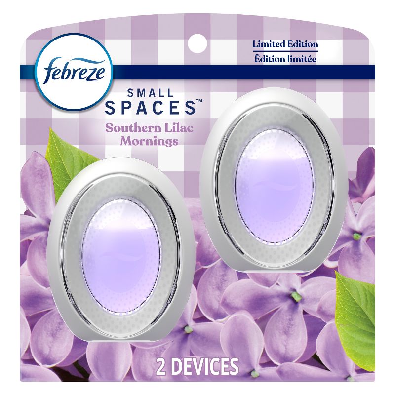 Febreze Small Spaces Air Freshener Southern Lilac Mornings - 2ct, 1 of 13