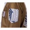 Seven Times Six Attack on Titan Men's Eren Jaeger Scout Regiment Union Suit Costume Multicolored - image 3 of 4