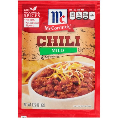 Mccormick Seasoning Mix, Gluten Free, Chili - 1 oz