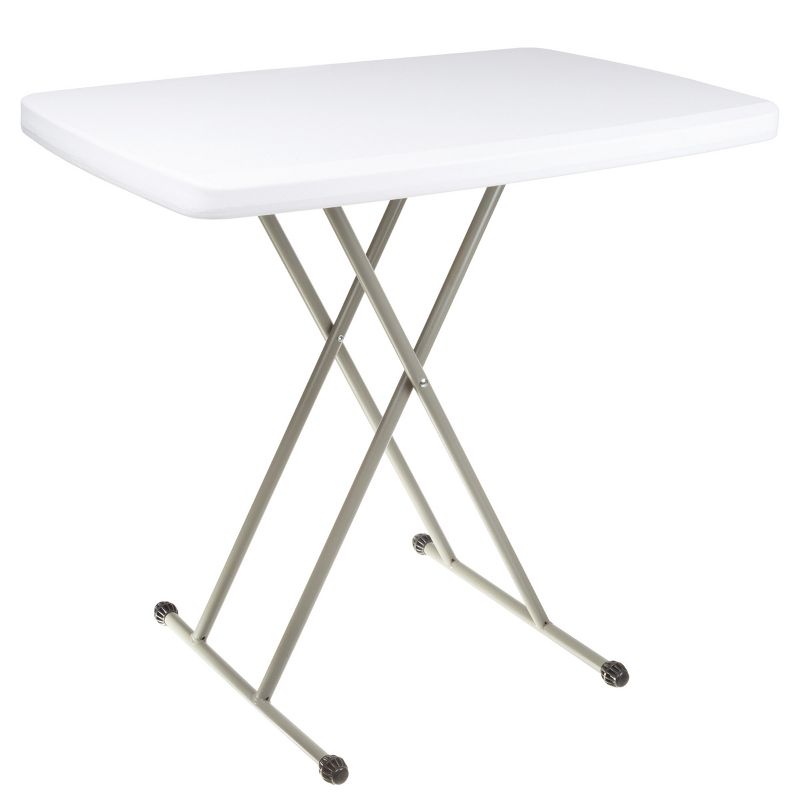 Hasting Home Adjustable Folding Table - Lightweight Portable Folding Desk, 1 of 9