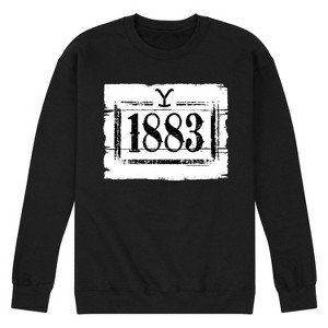 Men's - 1883 - 1883 Wood Sign Graphic Fleece Sweatshirt - 1 of 4