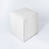 Lynwood Square Upholstered Cube - Threshold™ designed with Studio McGee - image 4 of 4