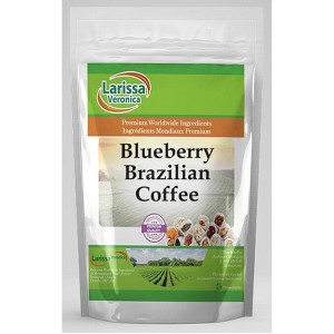 Larissa Veronica Blueberry Brazilian Coffee (Gourmet, Naturally Flavored, Whole Coffee Beans) (8 oz, ZIN: 547623) - 1 of 4
