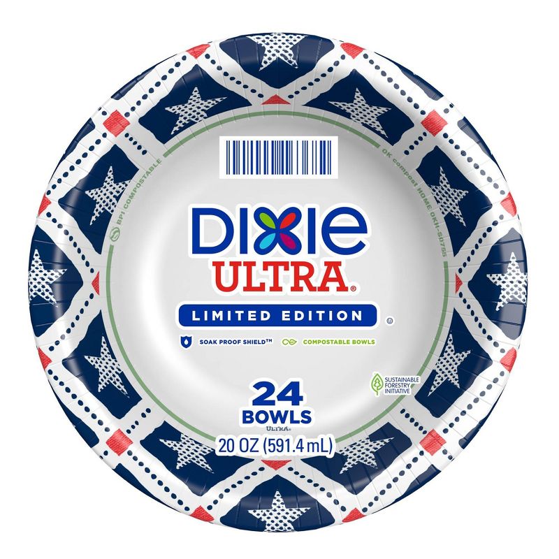 Dixie Ultra Bowls - Americana - 20oz/24ct, 1 of 6