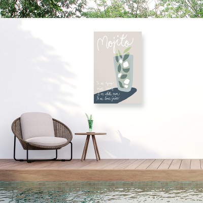 Trademark Fine Art - Pictufy Studio II Mojito Matted Framed Art