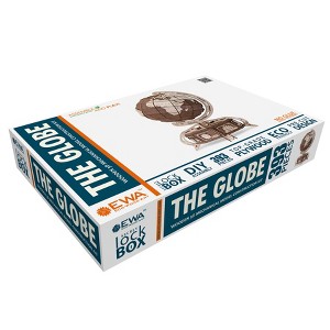 EWA Eco-Wood-Art Globe Brown 3D Wooden STEM Construction Kit - 1 of 3