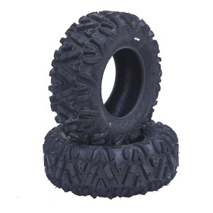 26x9-14 ATV/UTV Tires (Set of 2) - 6-Ply All Terrain Tubeless Tires for Trail, Mud & Sand - 1 of 4