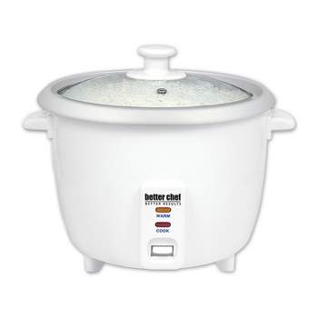 Chef's Counter Stainless Steel 5 cup Rice Cooker Automatic Shut