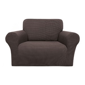 PiccoCasa 200GSM Microfiber Elastic Bottom Spandex Jacquard Fabric Stretch Sofa Slipcover - 1 of 4