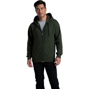 Fruit Of The Loom Mens Eversoft Fleece Extended Sizes Full Zip Hoodie - 1 of 2
