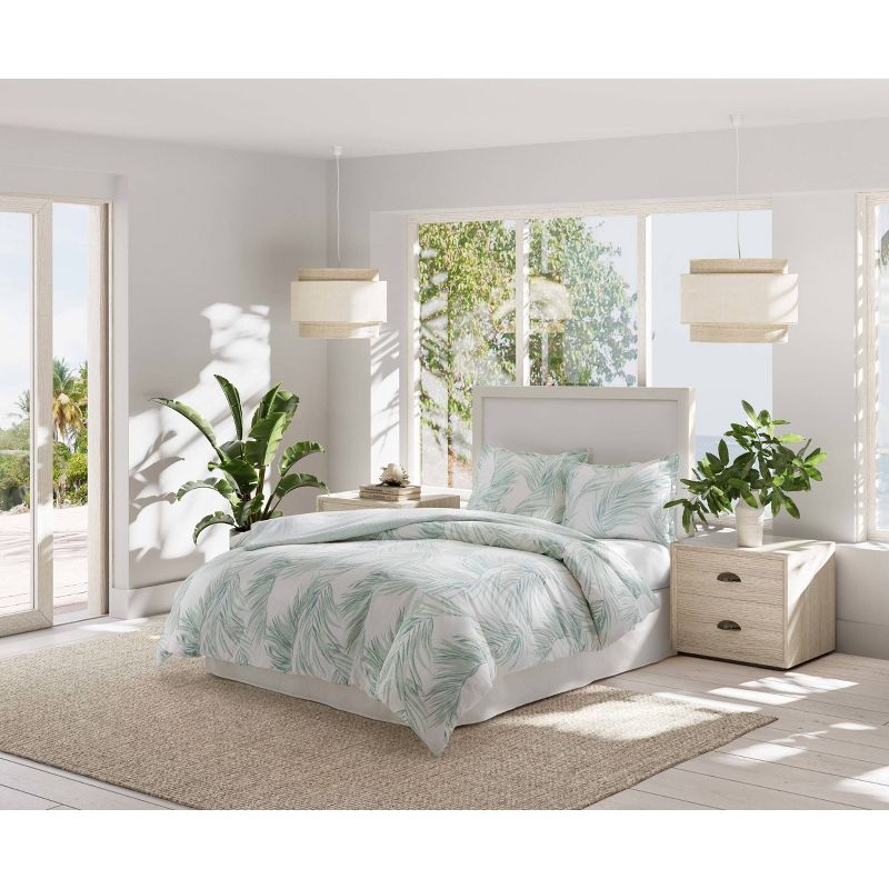 Tommy Bahama 5pc Canyon Palms 100% Cotton Bonus Comforter Bedding Set Green, 2 of 9