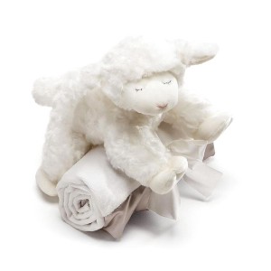 Enesco Winky Lamb 7 Inch Plush Animal and Blanket - 1 of 3