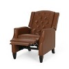 Sadlier Contemporary Faux Leather Tufted Pushback Recliner - Christopher Knight Home - 2 of 4