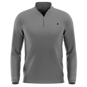 Men's Whittier College Adult Active Sport 1/4 Zip Pullover Left Chest Logo - 1 of 4
