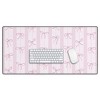 marufemia Coquette pink bows Desk Mat - image 2 of 4