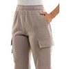 Derek Heart Womens High Rise Wide Leg Multi Pocket Cargo Pants - 3 of 4