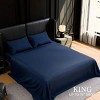 Bedding Full Bed Sheets Set - 4 Piece Bedding - Brushed Microfiber - Shrinkage and Fade Resistant - Easy Care - 3 of 4