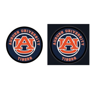 Evergreen Ultra-Thin Edgelight LED Wall Decor, Round, Auburn University- 23 x 23 Inches Made In USA - 1 of 4