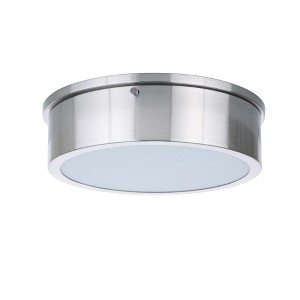 Craftmade Lighting Fenn 1 - Light Flush Mount in  Brushed Polished Nickel - 1 of 2