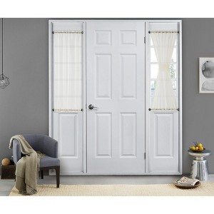 Sheer French Door Curtains - 1 of 4