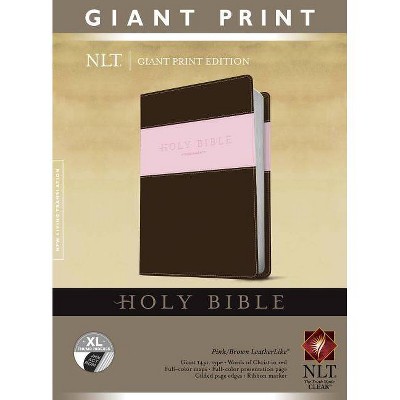 Giant Print Bible-NLT - Large Print (Leather Bound)