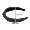 Unique Bargains Textured Cotton Knot Headband Soft Hairband for Women 1.3 Inch Wide 1Pcs - 4 of 4