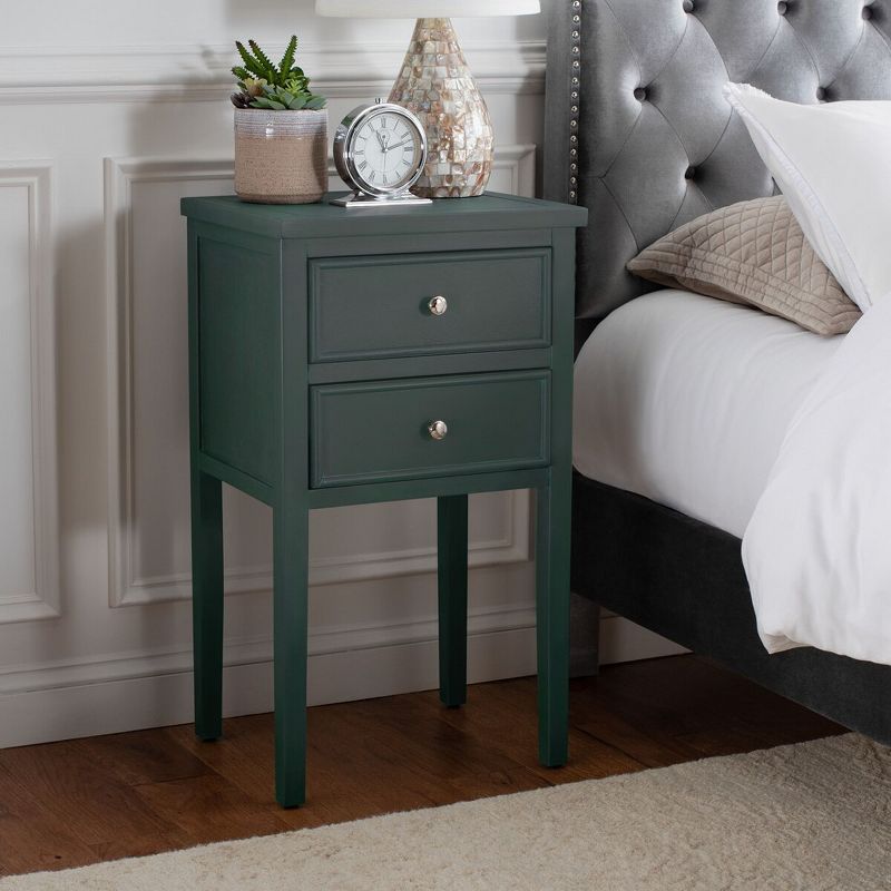 Toby Accent Table with Storage Drawers  - Safavieh, 2 of 10